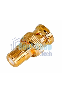 Переход гнездо F - штекер BNC GOLD Rexant