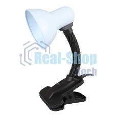 Светильник UF-320P С01 настол. прищепка 230В 60Вт E27 ЛОН бел. Ultraflash 12370