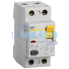 Выключатель дифференциального тока (УЗО) Iek MDV10-2-040-300 ВД1-63 2Р 40А 300мА ИЭК
