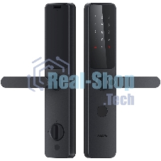 Умный замок Aqara A100 Zigbee врезной разбл.отпеч.паль. черный (ZNMS02ES)