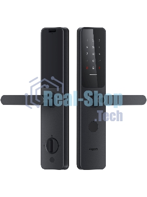 Умный замок Aqara A100 Zigbee врезной разбл.отпеч.паль. черный (ZNMS02ES)