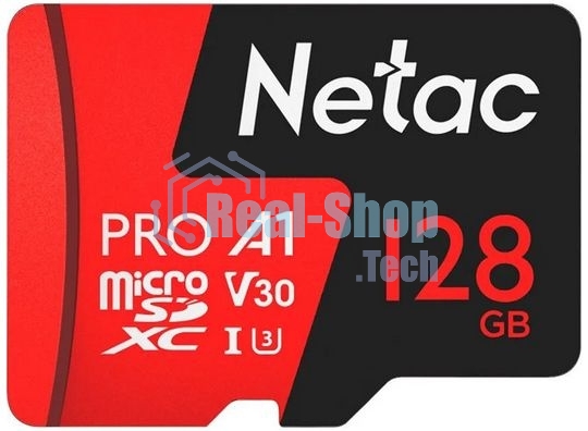 Флеш карта MicroSD card Netac P500 Extreme Pro 128Gb, retail version w/o SD adapter