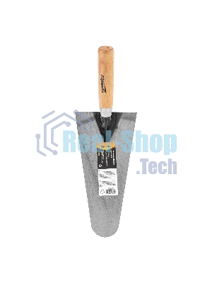 Кельма бетонщика стальная Sparta 200 мм, деревянная ручка