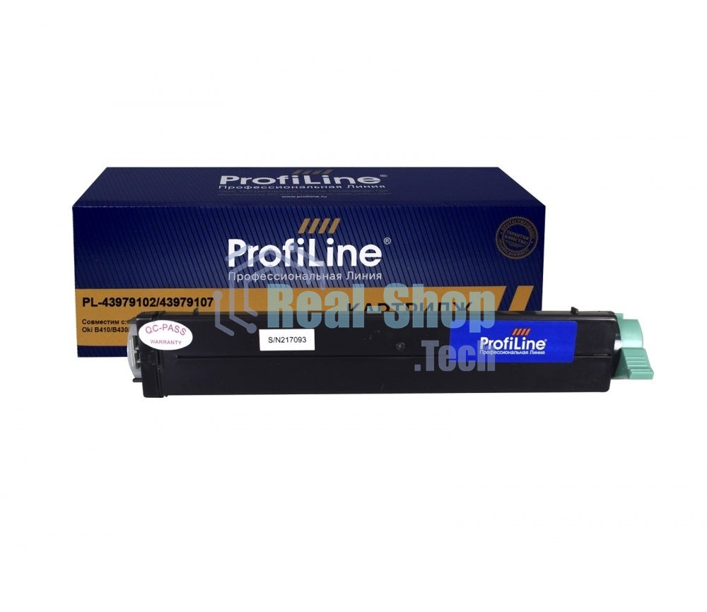 Картридж Тонер-туба ProfiLine PL-43979102/43979107 для принтеров Okidata B410dn/B420dn/B430dn/B440dn/MB460/MB470/MB480 3500 копий