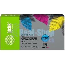 Картридж струйный Cactus CS-P2V69A №730 пурпурный (300мл) для HP Designjet T1600/1700/2600