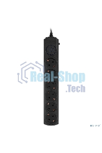 Сетевой фильтр Ippon BK-6-EU-5-10-B 5 м (6 розеток) черный (коробка)