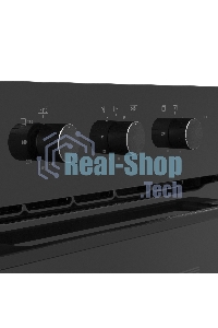 Шкаф духовой газовый с электрическим грилем Maunfeld MOGS703B2, встраиваемый