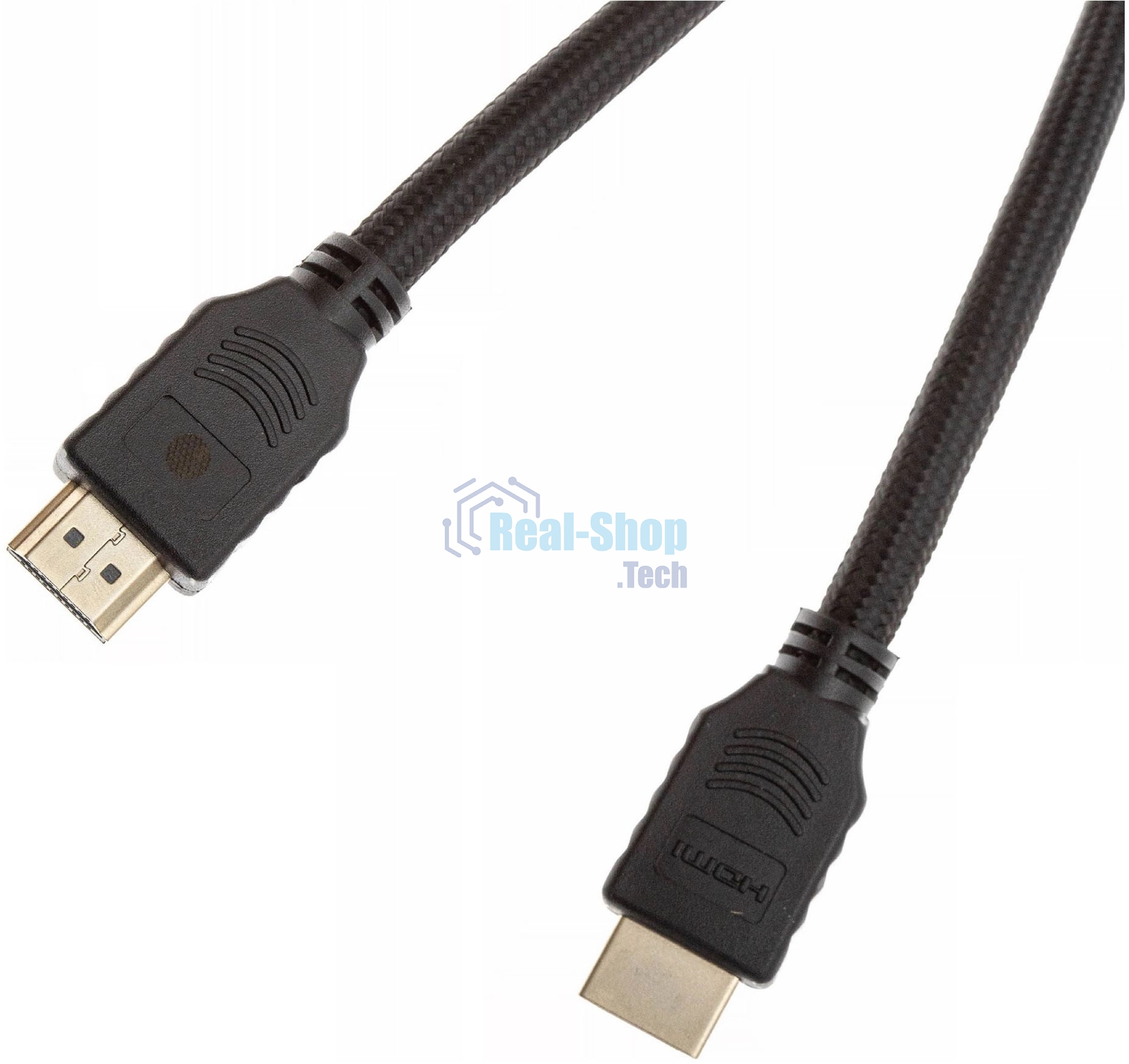 Кабель аудио-видео Cactus CS-HDMI.2-1.8 HDMI (m)/HDMI (m) 1.8м. позолоченные контакты черный