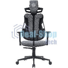 Кресло компьютерное Cactus CS-CHR-DUO-GYBK серый/черный