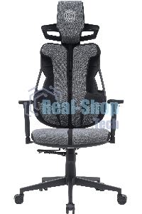 Кресло компьютерное Cactus CS-CHR-DUO-GYBK серый/черный