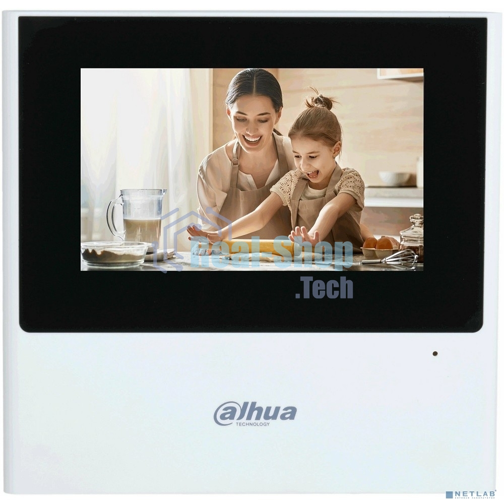 Видеодомофон DAHUA DHI-VTH2611L-WP, Dahua Wi-Fi Indoor Monitor