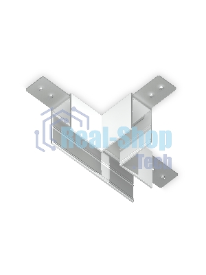 GL1035 WH белый коннектор T-образный для накладного шинопровода Magnetic 220V 105*75*52