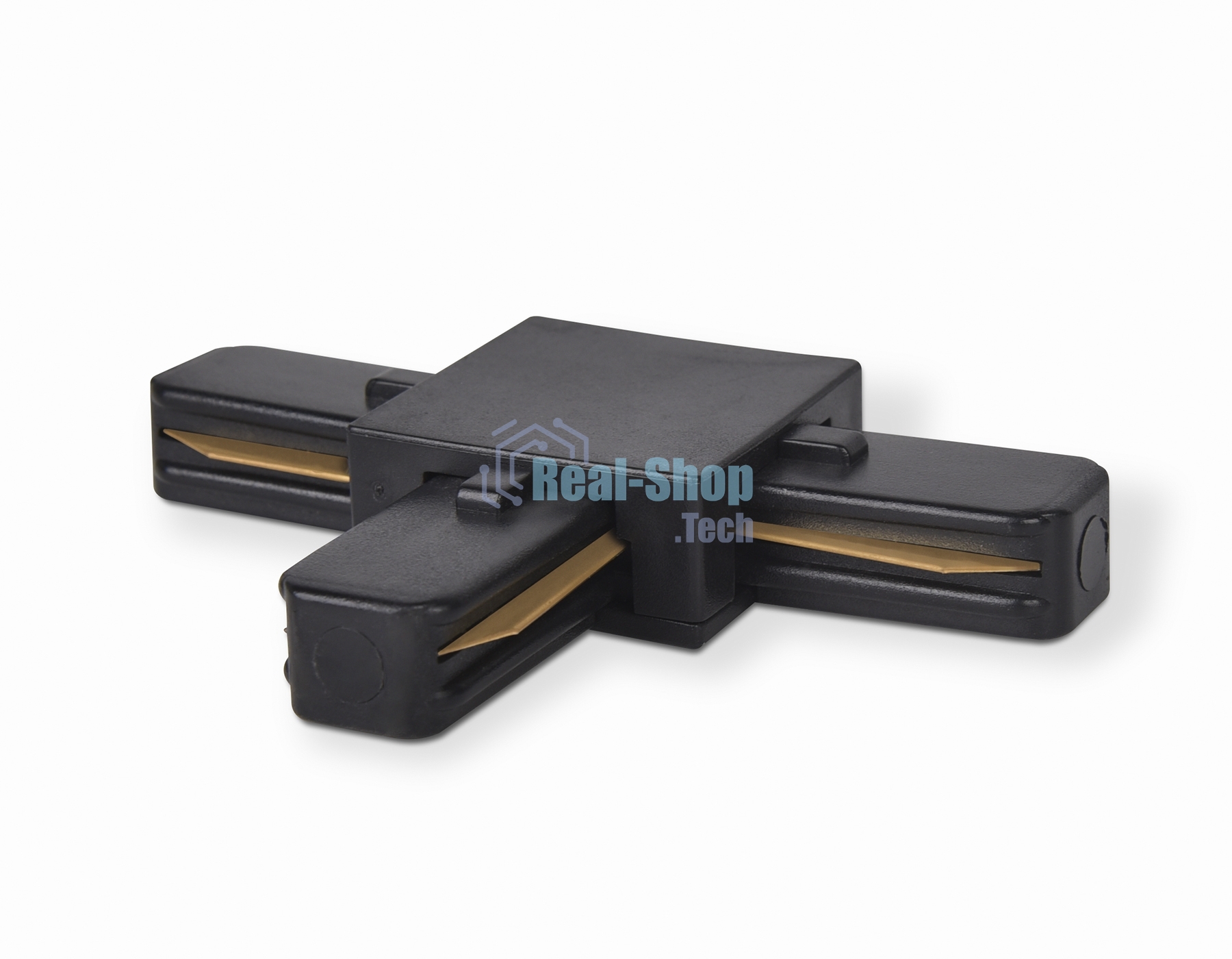 GL7078 BK черный коннектор Т-образный однофазный для соединения трековых шинопроводов