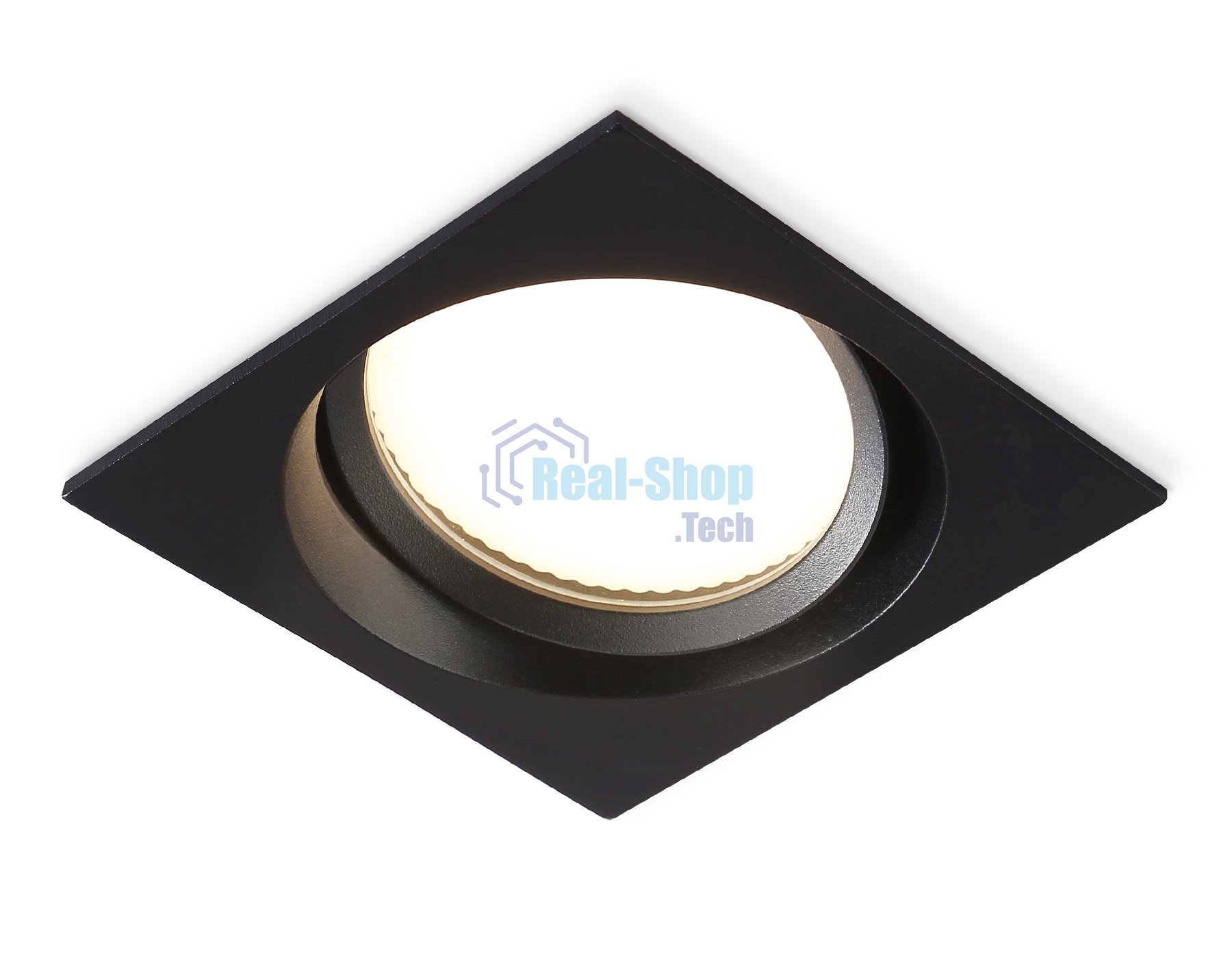 Светильник Ambrella light TN6657 BK черный IP44 GX53 110*110*48