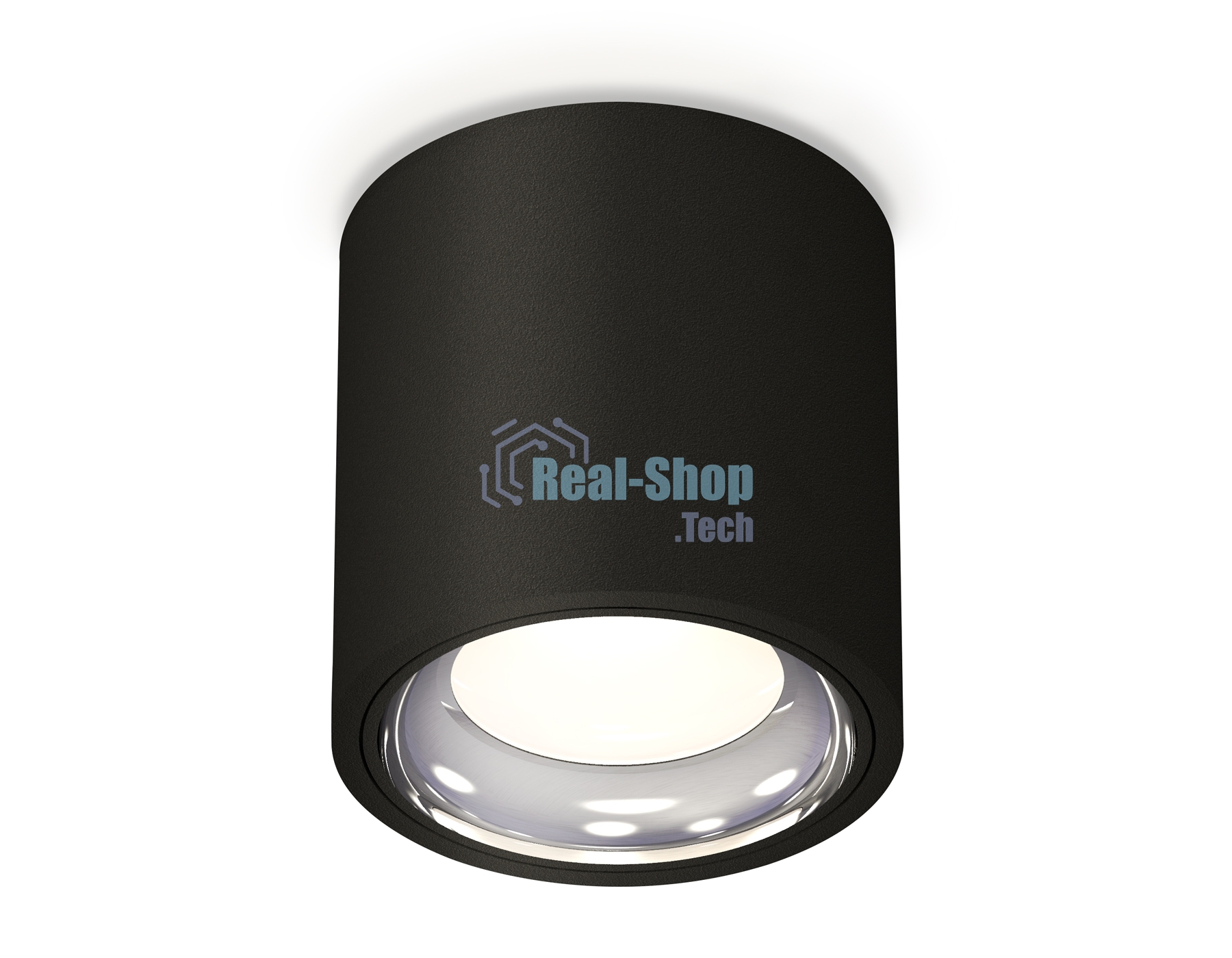 Светильник Ambrella Light XS7532011 SBK/PSL черный песок/серебро полированное MR16 GU5.3 (C7532, N7023)
