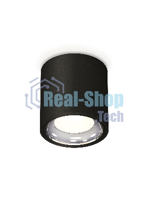 Светильник Ambrella Light XS7532011 SBK/PSL черный песок/серебро полированное MR16 GU5.3 (C7532, N7023)