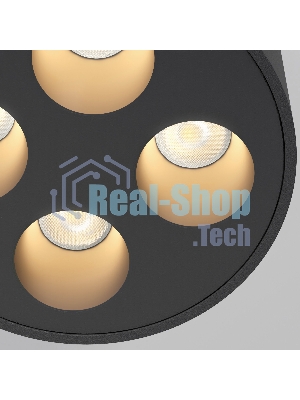 25111/LED 7W 3000K / Светильник потолочный светодиодный / черный