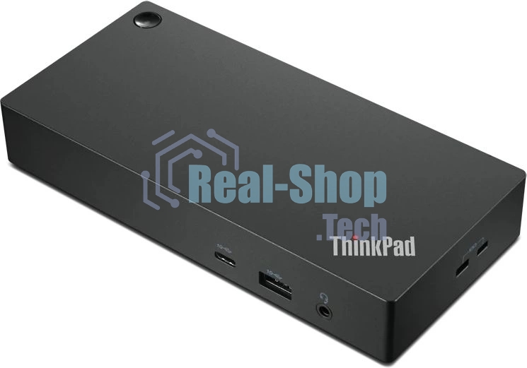 USB-концентратор Lenovo ThinkPad 40AY0090EU, USB Type-C, USB/USB Type-C/RJ-45/HDMI/DisplayPort/mini-jack 3.5мм, USB