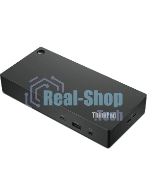 USB-концентратор Lenovo ThinkPad 40AY0090EU, USB Type-C, USB/USB Type-C/RJ-45/HDMI/DisplayPort/mini-jack 3.5мм, USB