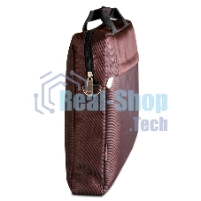 Сумка для ноутбука ExeGate EX212308RUS Start S15 Charcoal, темно-коричневая, полиэстер, для ноутбуков до 15.6