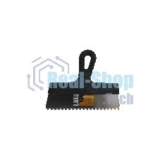 Шпатель ВИХРЬ зубчатый нерж.cталь пластиковая рукоятка 6х6 мм, 250мм 73/3/2/27