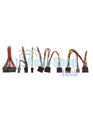 Блок питания ExeGate UNS500 (ES261569RUS-S), 500Вт, 120мм, серебряный