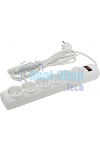 Сетевой фильтр Defender DFS 153 3 м, белый, 6 розеток