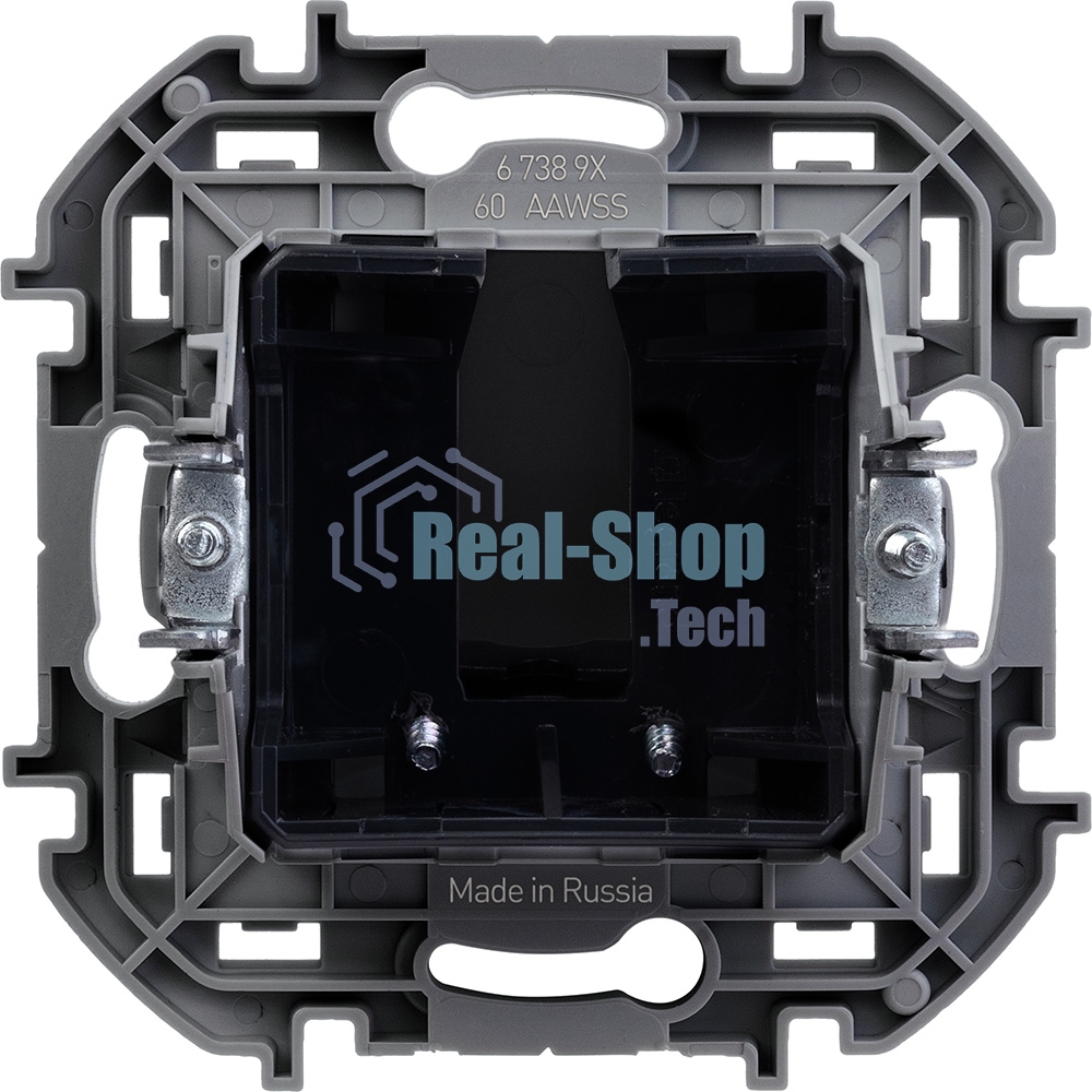 Inspiria Вывод кабеля с зажимом для крепления антрацит