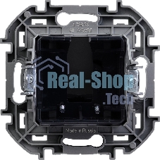 Inspiria Вывод кабеля с зажимом для крепления антрацит