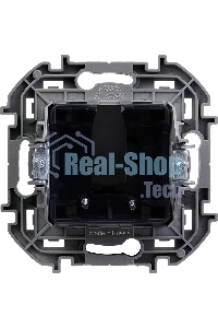 Inspiria Вывод кабеля с зажимом для крепления антрацит