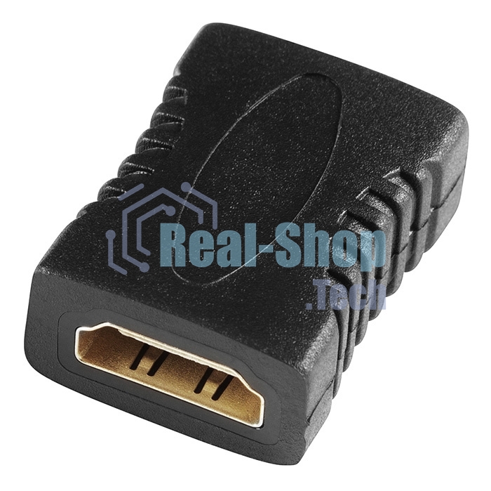 Адаптер аудио-видео Buro HDMI (f)/HDMI (f) Позолоченные контакты черный (BHP-ADP-HDMI-2.0)