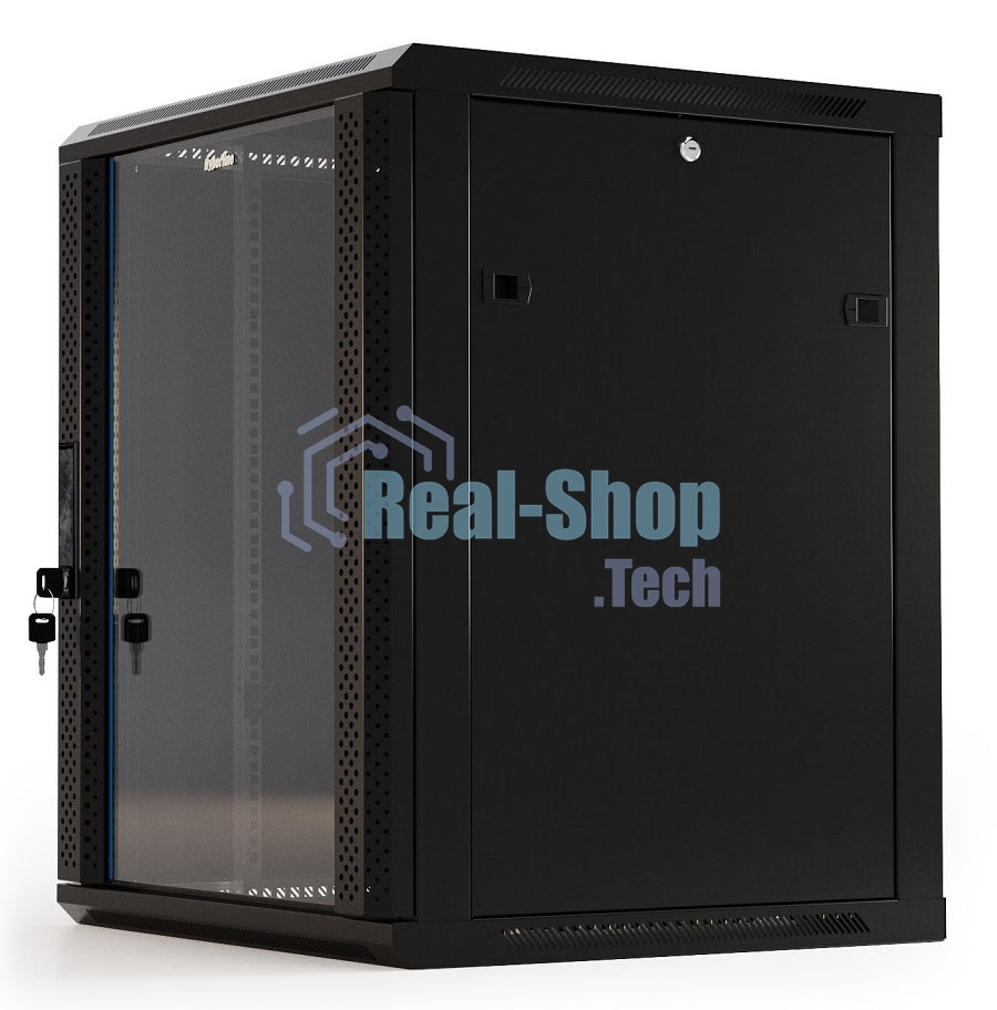 Монтажный шкаф Hyperline TWB-0945-GP-RAL9004 Шкаф настенный 19-дюймовый (19