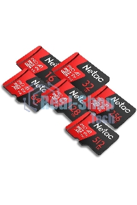 Флеш карта MicroSD card Netac P500 Extreme Pro 128Gb, retail version w/o SD adapter