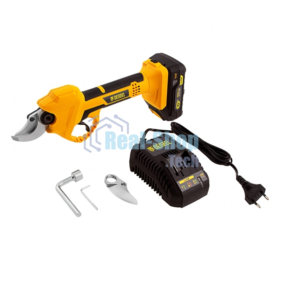 Секатор аккумуляторный Denzel CP-30, 18В Li-Ion