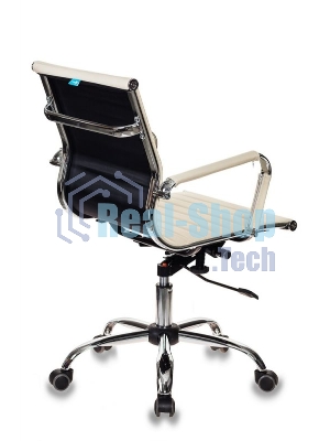 Кресло Бюрократ CH-883-LOW/IVORY слоновая кость, экокожа