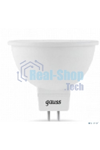 Лампа светодиодная Gauss LED MR16 GU5.3 7W 630lm 4100K 1/10/100