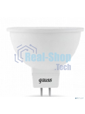Лампа светодиодная Gauss LED MR16 GU5.3 7W 630lm 4100K 1/10/100