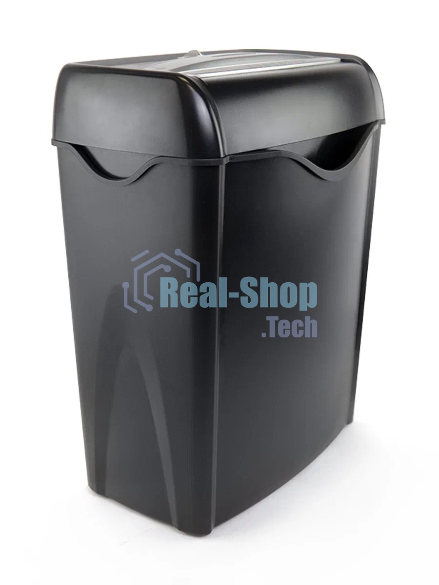 Шредер Heleos УД15-2 черный/серебристый (секр.Р-2) ленты 12лист. 15лтр. скобы пл.карты