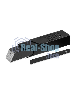 Лезвие Olfa EXCEL черный сегментированное, 8 сегментов, 18 мм, 50 шт, в боксе