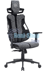 Кресло компьютерное Cactus CS-CHR-DUO-GYBK серый/черный