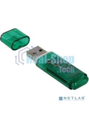 Флешка USB Smartbuy Glossy series Green (SB16GBGS-G), 16Gb, USB 2.0, R/W 25/15, зеленый