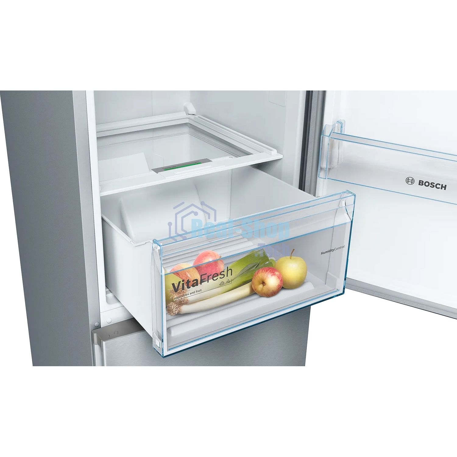 Холодильник Bosch KGN39UL30U серебристый металлик двухкамерный 279/87л морозилка снизу, No Frost