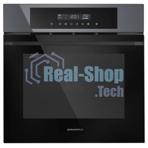 Шкаф духовой электрический Maunfeld AEOD60103G1, 60л, дверца с 3 стеклами, графит