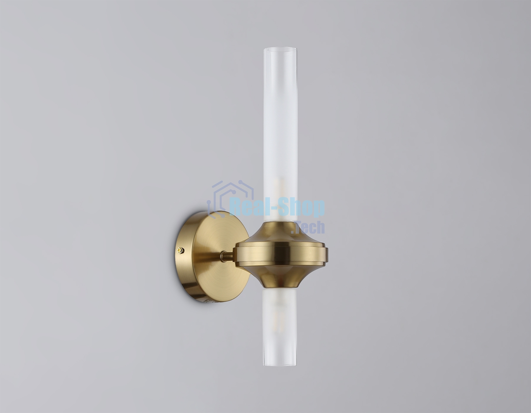 Настенный светильник Ambrella light LH55362/2 BS/CL латунь/прозрачный G9/2 max 30W 150*100*320