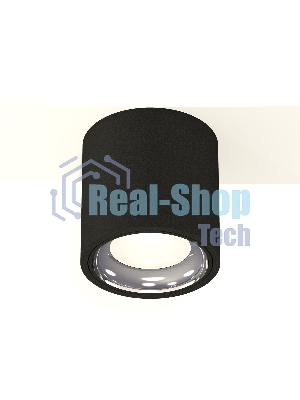Светильник Ambrella Light XS7532011 SBK/PSL черный песок/серебро полированное MR16 GU5.3 (C7532, N7023)