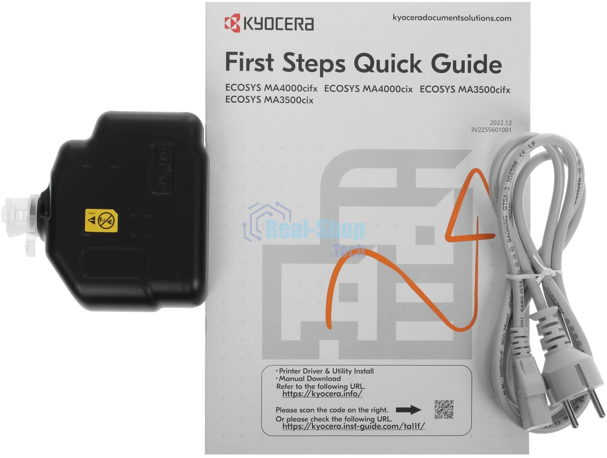 МФУ лазерное Kyocera ECOSYS MA4000cifx (replaces M6635cidn) (1102Z53NL0), A4, цветной, печ. 40 стр/мин., скан. до 60 стр/мин (ч/б) 50 стр/мин (цвет.), 1200 x 1200 dpi (печать) 600 x 600 dpi (скан.), Ethernet, USB