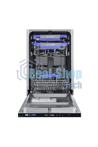 Встраиваемая посудомоечная машина Maunfeld MLP-08IMR, черный, 44.5 см, 10 компл., 47 дБ, класс A++