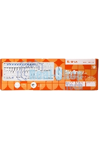 Комплект клавиатура + мышь Defender Skyline 895 Nano W (белый) Кл:104, 1000/1500/2000dpi