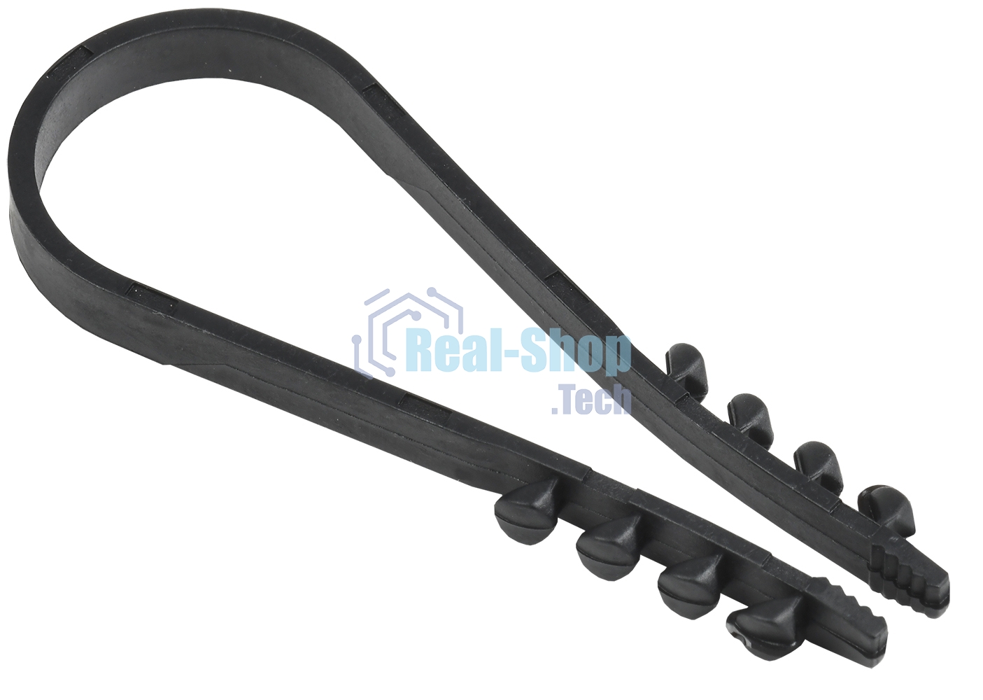 Дюбель хомут Iek UHH36-19-25-100 19-25мм нейлон черный (100шт) ИЭК