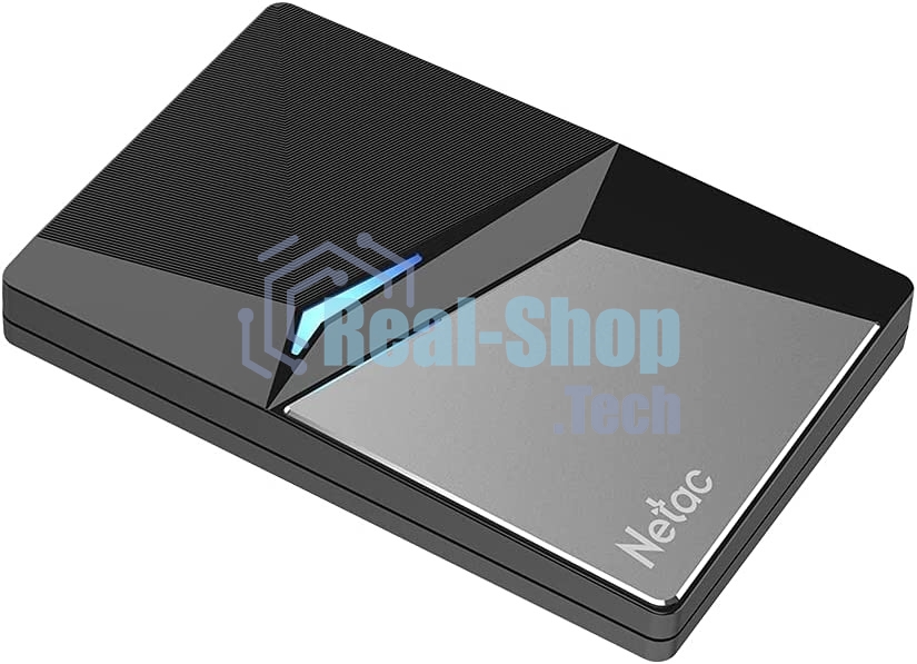 Внешний SSD Netac Z7S, 480 Gb, USB 3.2 Gen 2 Type-C, R/W 550/480, черный